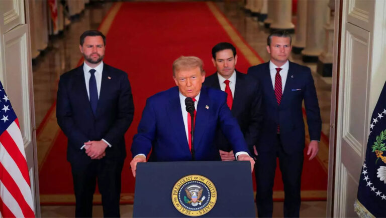 ഇറാനിലെ യുഎസ് ആക്രമണം യുഎസിനും ഇസ്രായേലിനും ലോകത്തിനും ചരിത്ര നിമിഷം : ട്രംപ്