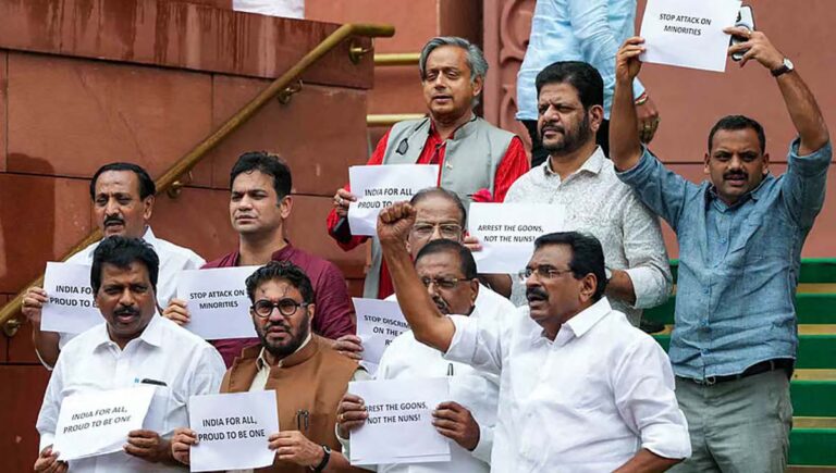 ഛത്തീസ്ഗഢിലെ മലയാളി കന്യാസ്ത്രീകളുടെ അറസ്റ്റ് : യുഡിഎഫ് എംപിമാര്‍ ഇന്ന് അമിത് ഷായെ കാണും