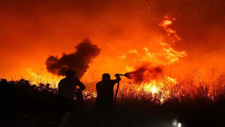 തുർക്കിയയിൽ വൻ കാട്ടുതീ​; 24 അഗ്നിരക്ഷ പ്രവർത്തകർ കാട്ടുതീയിലകപ്പെട്ടു