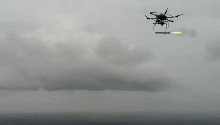 ഡ്രോണിൽ നിന്ന് വിക്ഷേപിക്കാവുന്ന മിസൈൽ വിജയകരമായി പരീക്ഷിച്ച് ഇന്ത്യ