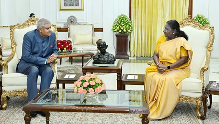 രാജിക്കു മുന്‍പ് ജഗ്ദീപ് ധന്‍കര്‍ രാഷ്ട്രപതി ഭവനിലെത്തി; അപ്രതീക്ഷിത സന്ദര്‍ശനത്തിന്‍റെ വിവരങ്ങള്‍ പുറത്ത്