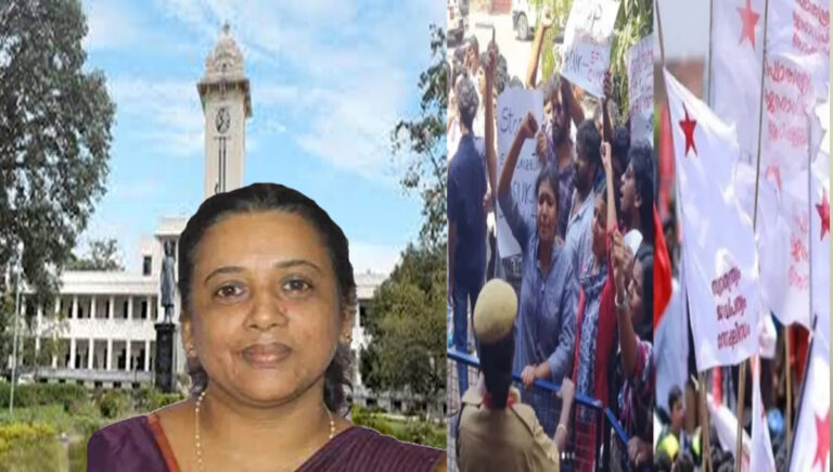 കേരള സർവകലാശാല മാർച്ച് : എസ്എഫ്ഐയ്ക്കെതിരെ ഡിജിപിക്ക് പരാതി നൽകി ഡോ. സിസ തോമസ്