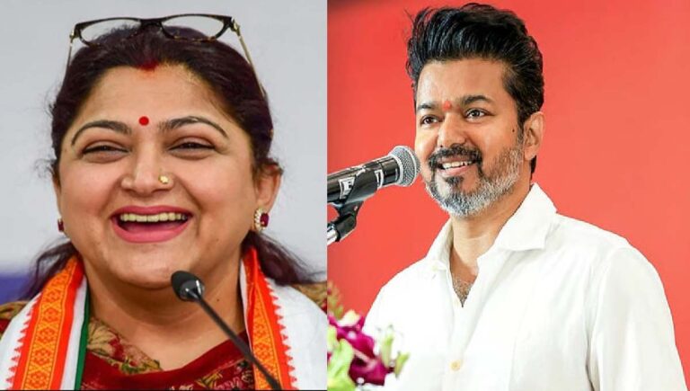 ഖുശ്ബു തമിഴ്‌നാട് ബിജെപി ഉപാധ്യക്ഷ; നടന്‍ വിജയിന് എൻഡിഎ സഖ്യത്തിലേക്ക് ക്ഷണം