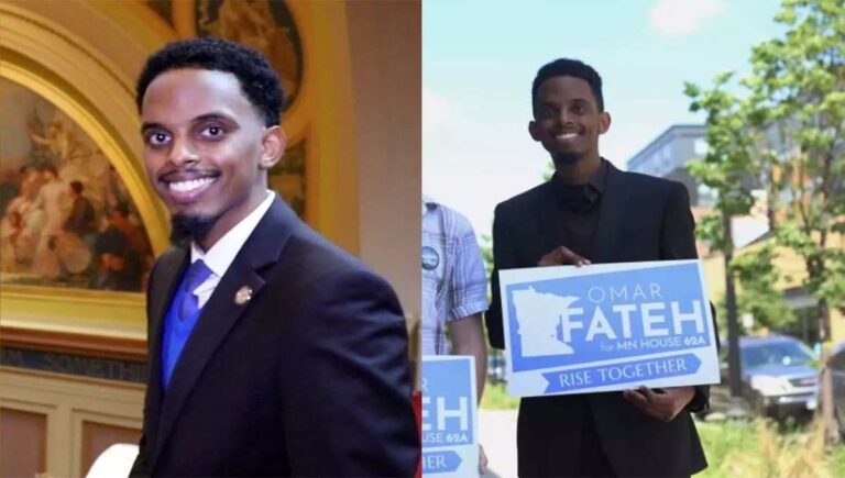 മിനിയാപൊളിസ് ഡെമോക്രാറ്റിക് മേയര്‍ സ്ഥാനാര്‍ഥിത്വത്തിനായി മത്സരിക്കുന്ന ഉമറിനെതിരെയും വംശീയ അധിക്ഷേപം