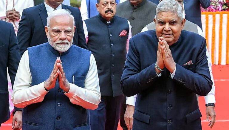 ജഗദീപ് ധൻകറിന്‍റെ രാജി : ആദ്യ പ്രതികരണവുമായി പ്രധാനമന്ത്രി