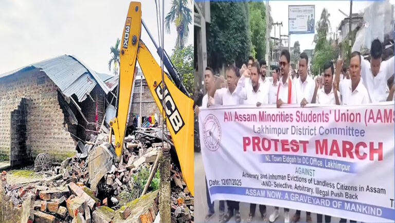 പ്രതിഷേധം ശക്തം; അസ്സമിൽ കുടിയൊഴിപ്പിക്കൽ തുടരുന്നു