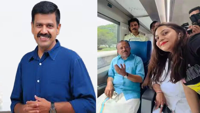 പാക്ക് ചാരവനിത ജ്യോതി മല്‍ഹോത്രയ്‌ക്കൊപ്പം വന്ദേഭാരത് ഉദ്ഘാടന യാത്ര; മറുപടി പറയേണ്ടത് വി മുരളീധരനെന്ന് സന്ദീപ് വാര്യർ