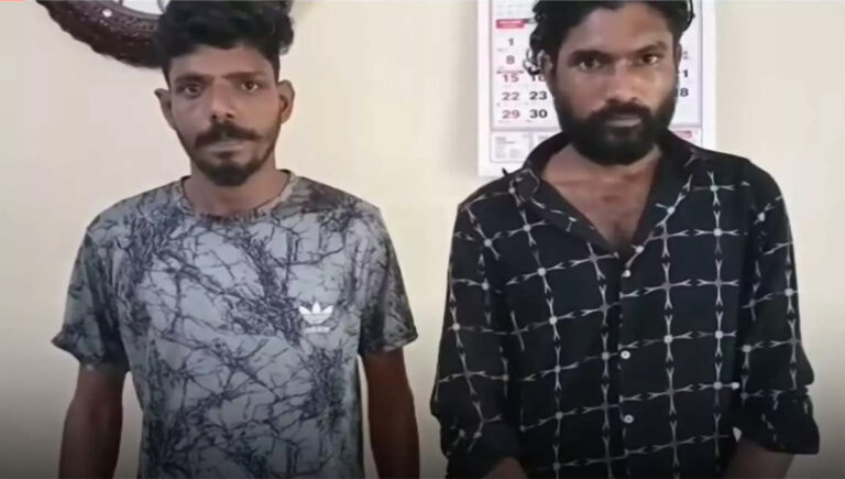 കൊല്ലത്ത് ഇതര സംസ്ഥാന തൊഴിലാളികളെ കത്തി കാട്ടി ഭീഷണിപ്പെടുത്തിയ രണ്ടുപേർ അറസ്റ്റിൽ