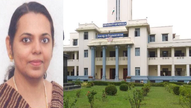 വിസി- രജിസ്ട്രാർ പോര് : കേരള സർവകലാശാല രജിസ്ട്രാർ ചുമതലയിൽ നിന്ന് ഒഴിവാക്കണം; വിസിക്ക് കത്ത് നൽകി മിനി കാപ്പൻ