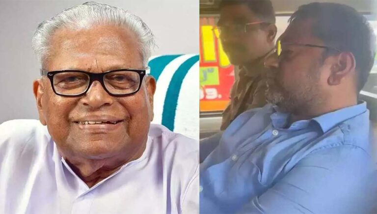 വി.എസിനെ അധിക്ഷേപിച്ച് വാട്സാപ്പ് സ്റ്റാറ്റസ്; അധ്യാപകന് സസ്പെന്‍ഷൻ