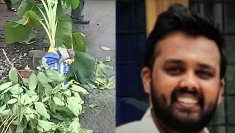 തൃശൂരില്‍ കുഴിയില്‍ വീഴാതിരിക്കാന്‍ ബൈക്ക് വെട്ടിച്ച യുവാവ് ബസ് ഇടിച്ച് മരിച്ചു