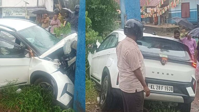 കോട്ടയത്ത് കാർ സ്കൂൾ മതിലിൽ ഇടിച്ച് അപകടം; മൂന്നു വയസ്സുകാരന് ദാരുണാന്ത്യം