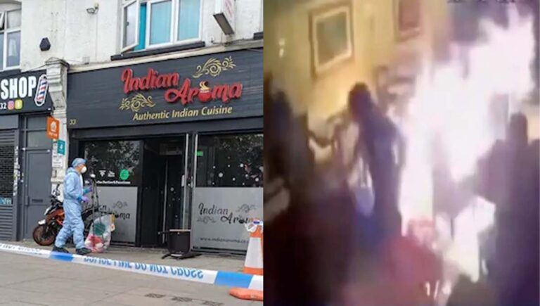 ലണ്ടനിലെ ഇന്ത്യൻ റസ്റ്റോറന്റിലെ തീവെപ്പ്; 5 പേർ ചികിത്സയിൽ