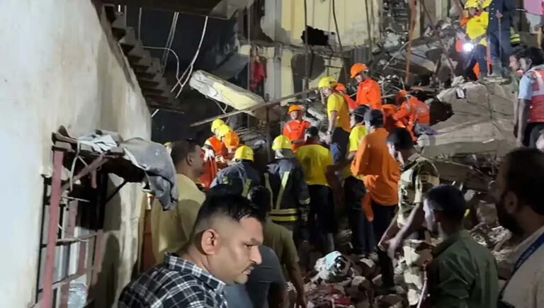 മഹാരാഷ്ട്രയില്‍ നാലുനില കെട്ടിടം തകര്‍ന്ന് അപകടം; മരണം 15 ആയി