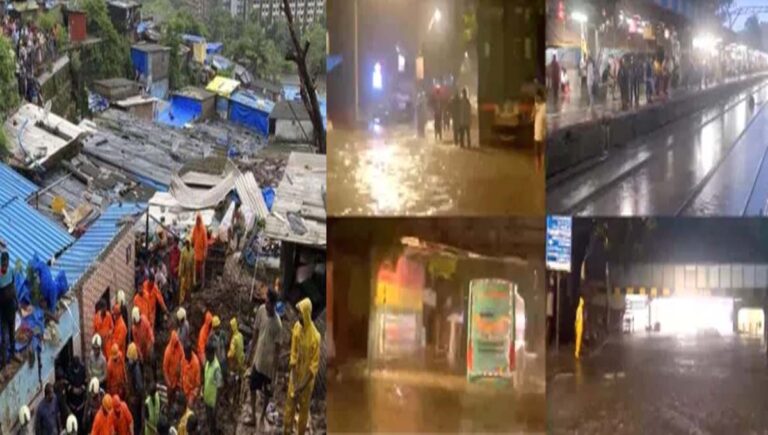 മുംബൈയിൽ കനത്ത മഴ; രണ്ടു മരണം, രണ്ട് പേർക്ക് പരിക്ക്