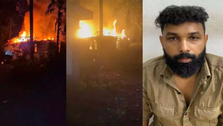 തിരൂരിൽ വീട് കത്തിനശിച്ചതിൽ പൊട്ടിത്തെറിച്ചത്ത് അനധികൃത പടക്കശേഖരം; വീട്ടുടമ അറസ്റ്റിൽ
