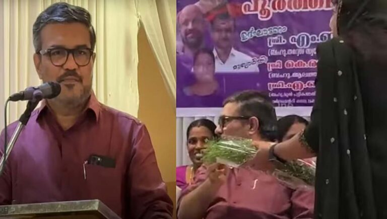 ഗവ. വിക്ടോറിയ കോളജില്‍ അതിഥികള്‍ക്ക് പ്ലാസ്റ്റിക്കില്‍ പൊതിഞ്ഞ പൂക്കള്‍ കൊടുത്തു; 10,000 രൂപ പിഴയിടണമെന്ന് മന്ത്രി