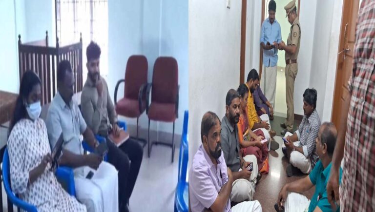 തൃശൂർ മുരിങ്ങൂരിലെ ഗതാഗതക്കുരുക്ക് : ചർച്ചക്കെത്തിയ എൻഎച്ച്ഐ ഉദ്യോഗസ്ഥനെ പഞ്ചായത്ത് അംഗങ്ങൾ പൂട്ടിയിട്ടു