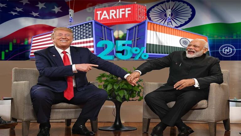 ട്രംപിന്റെ തീരുവ ഭീഷണി; ഇരട്ടത്താപ്പ് അംഗീകരിക്കാനാവില്ല, ദേശീയ താല്‍പ്പര്യം സംരക്ഷിക്കാന്‍ പ്രതിജ്ഞാബദ്ധം : ഇന്ത്യ