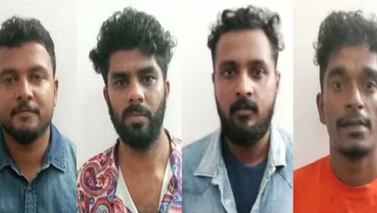 തിരുവനന്തപുരം വിമാനത്താവളത്തിൽ യുവാവിന് സ്വര്‍ണംപൊട്ടിക്കല്‍ സംഘത്തിന്റെ ആക്രമണം; നാല് പേര്‍ അറസ്റ്റില്‍