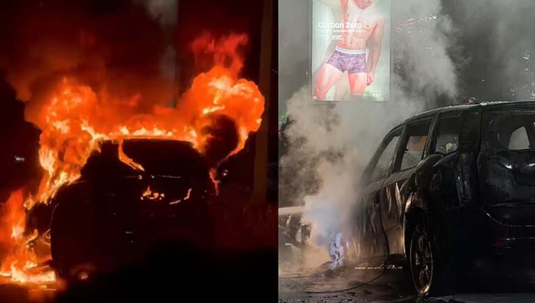 കൊച്ചിയില്‍ ഓടിക്കൊണ്ടിരുന്ന കാര്‍ കത്തിനശിച്ചു; ആളപായമില്ല