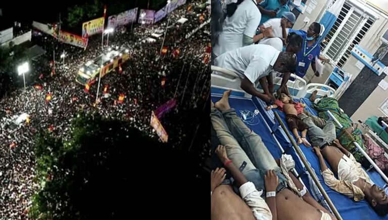 കരൂര്‍ ദുരന്തം : മരണം 39 ആയി, മരിച്ചവരില്‍ 9 കുട്ടികളും 17 സ്ത്രീകളും; ടിവികെയ്‌ക്കെതിരെ കേസ്