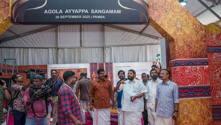 ആഗോള അയ്യപ്പസംഗമം ഇന്ന്; മുഖ്യമന്ത്രി ഉദ്ഘാടനം ചെയ്യും