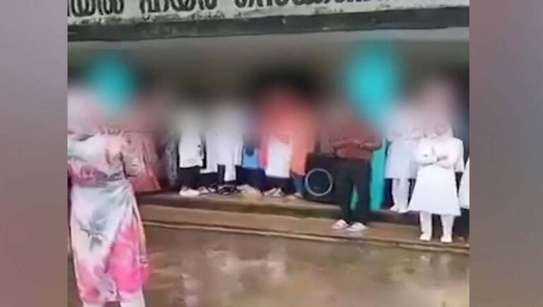 തിരൂർ സ്‌കൂളില്‍ ആര്‍എസ്എസ് ഗണഗീതം പാടി കുട്ടികള്‍; അബദ്ധം പറ്റിയതെന്ന് സ്‌കൂള്‍ അധികൃതര്‍