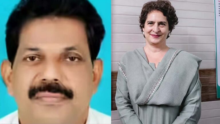 വയനാട്ടില്‍ ആത്മഹത്യ ചെയ്ത കോണ്‍ഗ്രസ് നേതാവിന്റെ കുടുംബാംഗങ്ങള്‍ പ്രിയങ്ക ഗാന്ധിയെ കണ്ടത് ഹോട്ടലില്‍