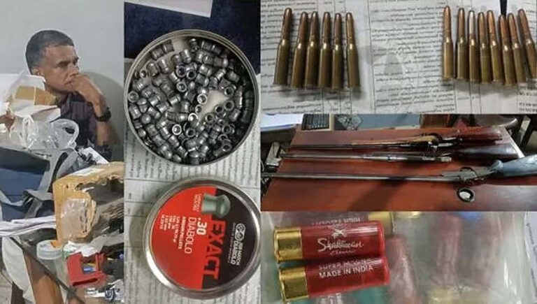 മലപ്പുറം എടവണ്ണയില്‍ വന്‍ ആയുധവേട്ട; വീട്ടില്‍ നിന്ന് കണ്ടെത്തിയത് 20 എയര്‍ ഗണ്ണുകളും മൂന്ന് റൈഫിളുകളും