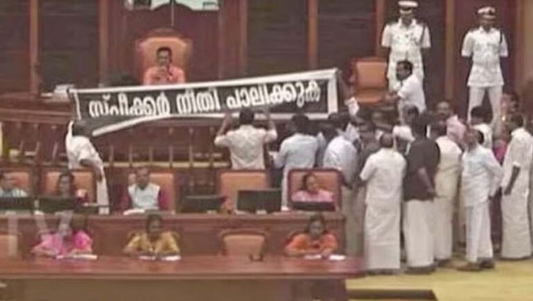 രാഹുല്‍ ഗാന്ധിക്കെതിരെയുള്ള വധഭീഷണി : വിഷയത്തിന് പ്രാധാന്യമില്ലെന്ന് സ്പീക്കര്‍; സഭ ബഹിഷ്‌കരിച്ച് പ്രതിപക്ഷം