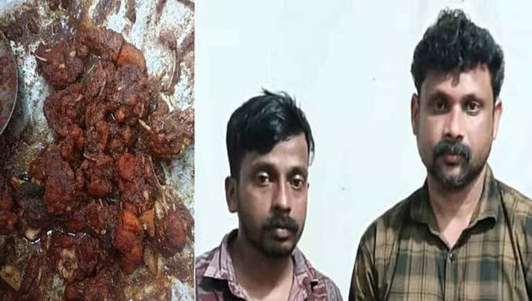 പെരുമ്പാമ്പിനെ കൊന്ന് ‘ഫ്രൈ’യാക്കി കഴിച്ചു; കണ്ണൂരിൽ രണ്ടുപേര്‍ പിടിയില്‍