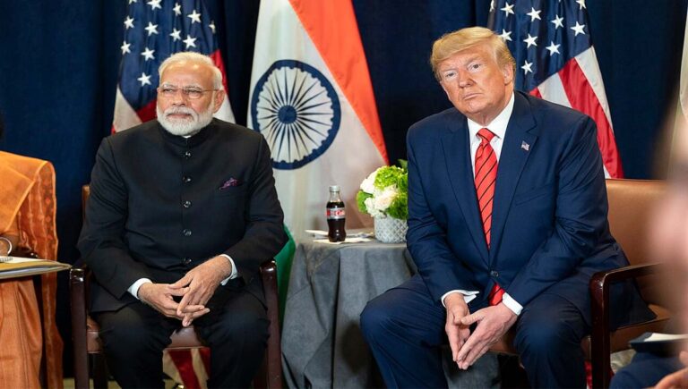 ചൈനയുമായുള്ള ഇന്ത്യയുടെ സഹകരണത്തില്‍ മുന്‍ നിലപാട് തിരുത്തി ട്രംപ്