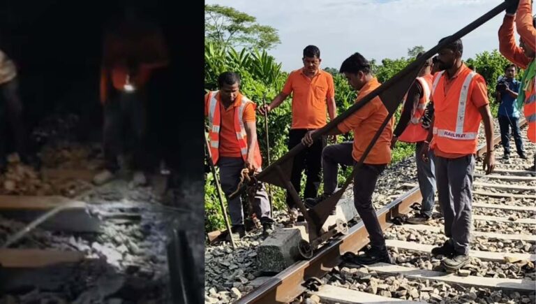 അസമിൽ റെയിൽവേ ട്രാക്കിൽ സ്ഫോടനം