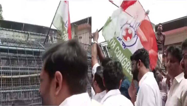 ശബരിമല സ്വർണപ്പാളി വിവാദം : യൂത്ത് കോൺഗ്രസിൻറെ പത്തനംതിട്ട ദേവസ്വം ഓഫീസ് മാർച്ചിൽ സംഘർഷം