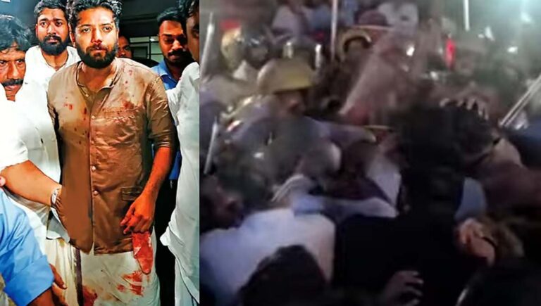 ഷാഫി പറമ്പിൽ എംപിക്ക് പരുക്കേറ്റത് പൊലീസിന്‍റെ ലാത്തിചാർജിലൂടെ; ദൃശ്യങ്ങൾ പുറത്ത്