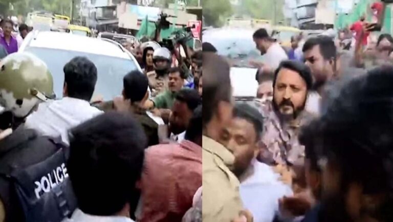 പാലക്കാട് രാഹുൽ മാങ്കൂട്ടത്തെ തടഞ്ഞ സംഭവം; ഡിവൈഎഫ്ഐ, ബിജെപി പ്രവർത്തകർക്കെതിരെ കേസെടുത്ത് പൊലീസ്