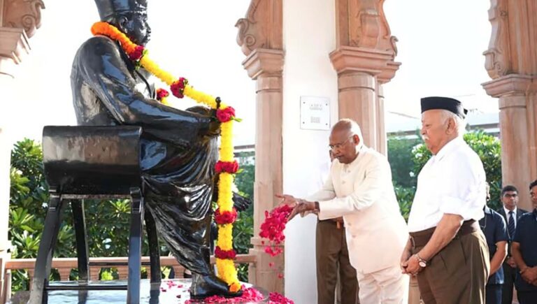 ആര്‍എസ്എസ് ശതാബ്ദി ആഘോഷങ്ങള്‍ക്ക് നാഗ്പൂരില്‍ തുടക്കം; രാംനാഥ് കോവിന്ദ് മുഖ്യാതിഥി