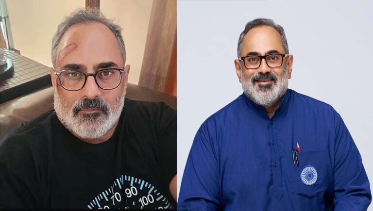 ട്രെഡ് മില്ലില്‍ നിന്ന് വീണ് രാജീവ് ചന്ദ്രശേഖരന് പരിക്ക്