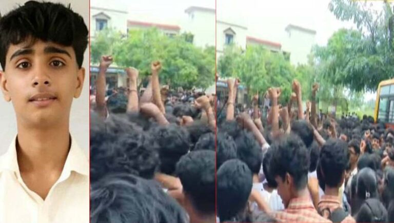 പാലക്കാട് 9-ാം ക്ലാസ് വിദ്യാർത്ഥിയുടെ ആത്മഹത്യ; സ്കൂളിൽ പ്രധിഷേധവുമായി വിദ്യാർഥികൾ