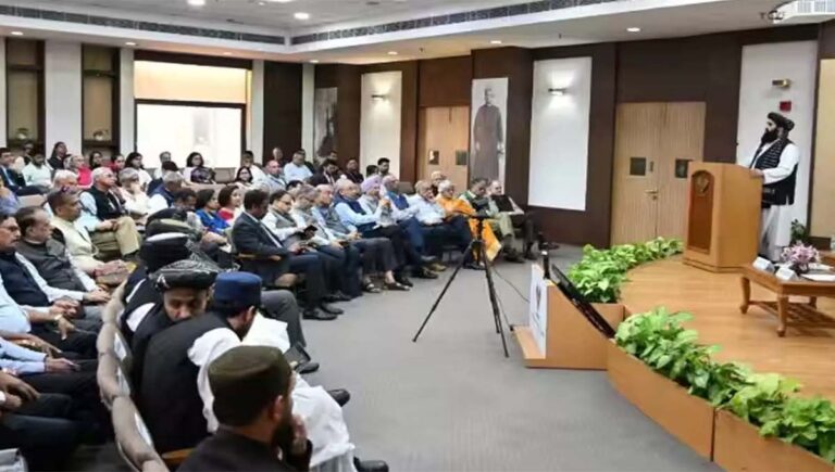 താലിബാന്‍ വിദേശകാര്യ മന്ത്രി ആര്‍എസ്എസ് പോഷകസംഘടനയുടെ പരിപാടിയില്‍