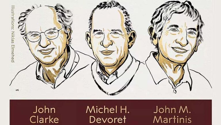 ഫിസിക്സിനുള്ള 2025ലെ നൊബേൽ പുരസ്കാരം മൂന്നു പേർ പങ്കിടും