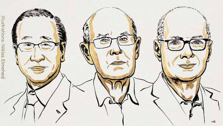2025 ലെ രസതന്ത്ര നൊബേല്‍ പങ്കിട്ട് മൂന്ന് ശാസ്ത്രജ്ഞര്‍