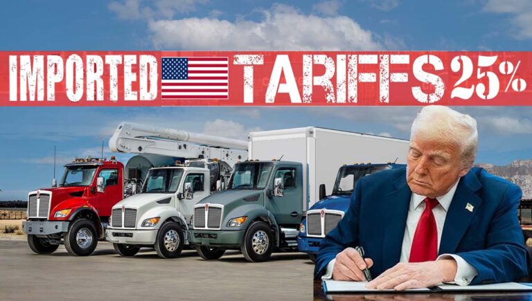 നവംബർ 1 മുതൽ ഇറക്കുമതി ചെയ്യുന്ന മീഡിയം, ഹെവി ഡ്യൂട്ടി ട്രക്കുകൾക്ക് 25% തീരുവ പ്രഖ്യാപിച്ച് ട്രംപ്