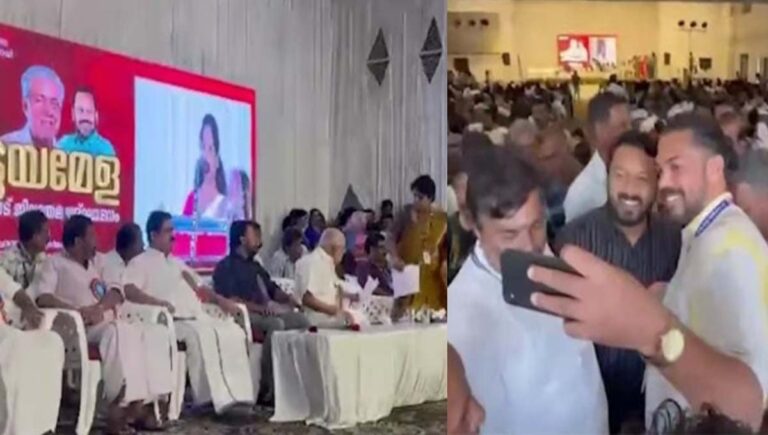 പാലക്കാട് ജില്ലാ പട്ടയ മേളയിൽ രാഹുൽ മാങ്കൂട്ടത്തിനൊപ്പം വേദി പങ്കിട്ട് മന്ത്രിയും സിപിഐഎം എംഎൽഎയും