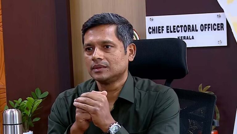 ബിഎല്‍ഒയെ തടസ്സപ്പെടുത്തിയാല്‍ ക്രിമിനല്‍ നടപടി; 97% ഫോം വിതരണം പൂര്‍ത്തിയാക്കി : മുഖ്യതെരഞ്ഞെടുപ്പ് ഓഫീസര്‍