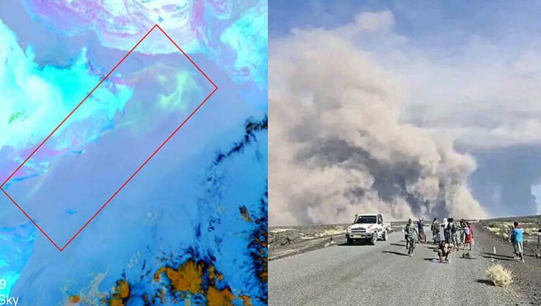 എതോപ്യന്‍ അഗ്നിപര്‍വത സ്‌ഫോടനം; വ്യോമഗതാഗതം പ്രതിസന്ധിയില്‍