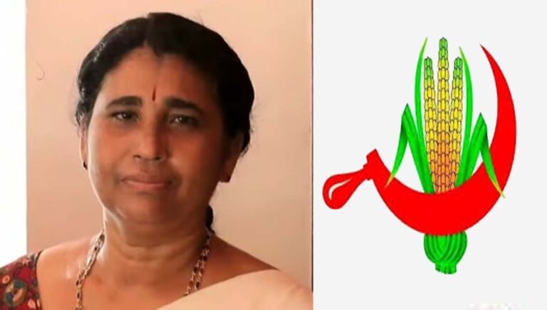 മുന്‍ എംഎല്‍എ ലതാദേവി സിപിഐ കൊല്ലം ജില്ലാ പഞ്ചായത്ത് സ്ഥാനാര്‍ത്ഥി