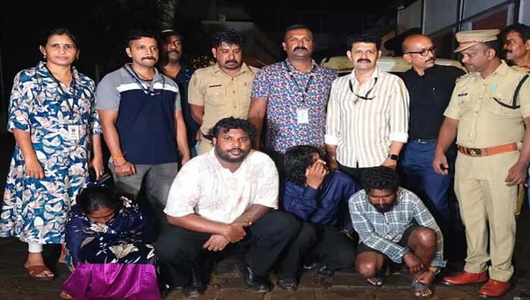 കൊച്ചിയില്‍ വന്‍ ലഹരി വേട്ട; വിപണി രണ്ട് കോടിയിലേറെ വില വരുന്ന ഹാഷിഷ് ഓയിലുമായി നാല് പേര്‍ പിടിയില്‍