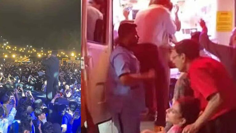 കാസര്‍കോട് ഹനാന്‍ ഷായുടെ സംഗീത പരിപാടിയ്ക്കിടെ തിക്കും തിരക്കും; ഇരുപതിലേറെ പേര്‍ക്ക് പരിക്ക്